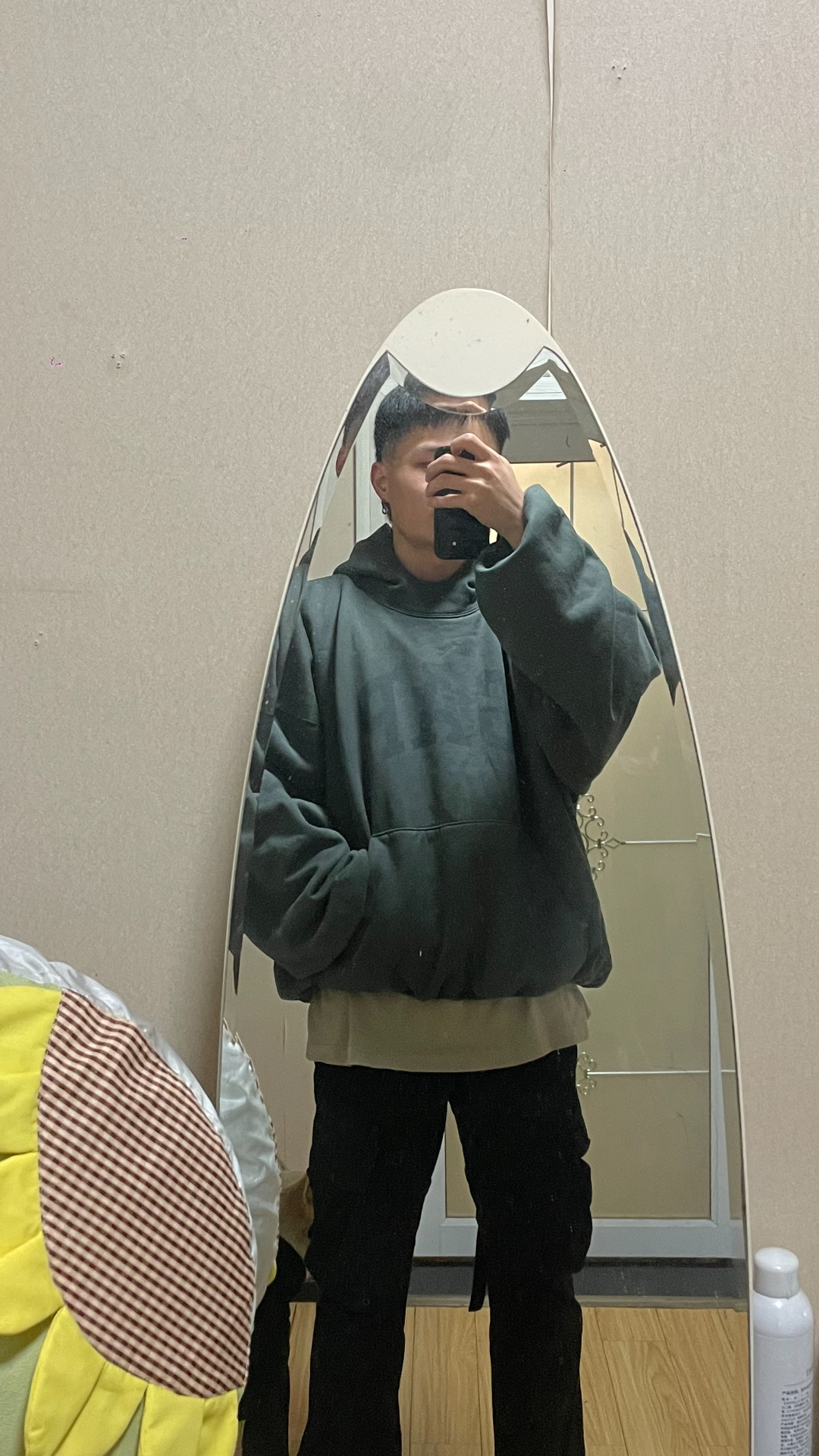 custom review-YEEZY x Gap X Balenciaga DOVE Толстовка Свитшот Унисекс Зеленый