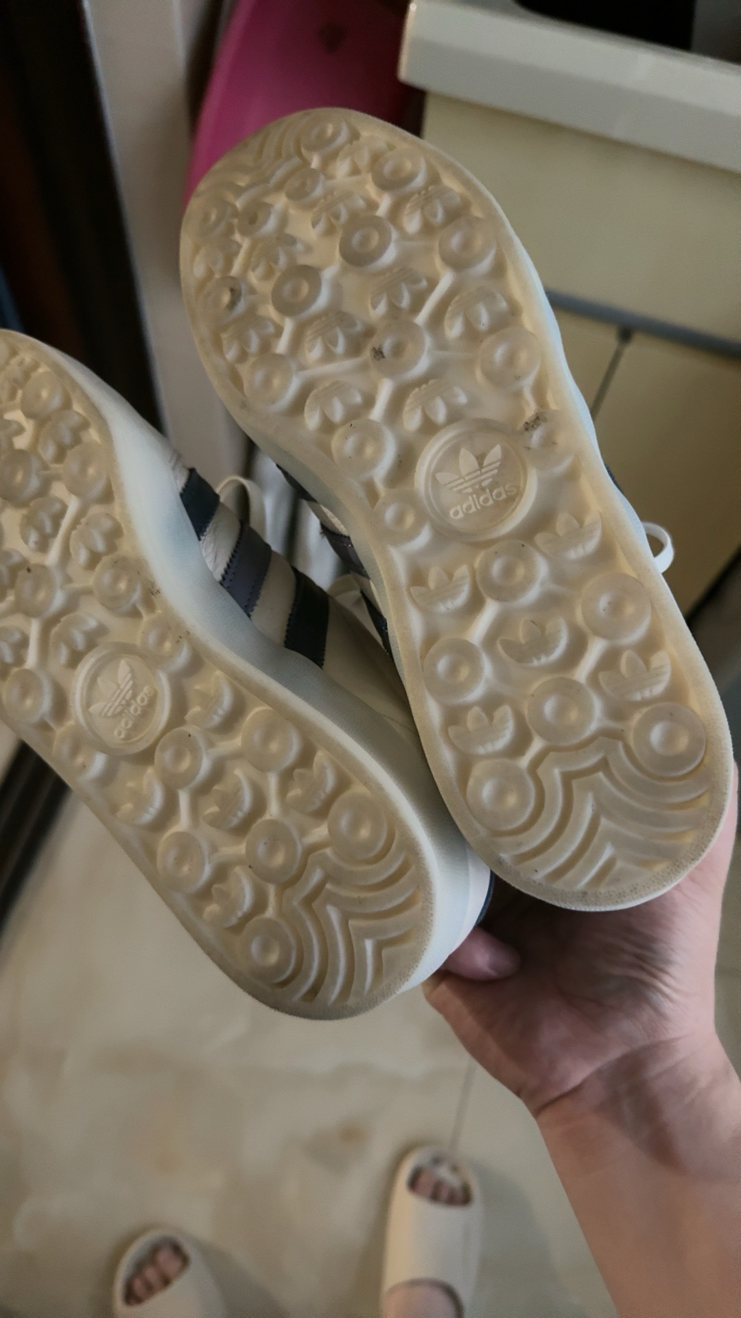 custom review-Adidas Gazelle Indoor White Preloved Ink