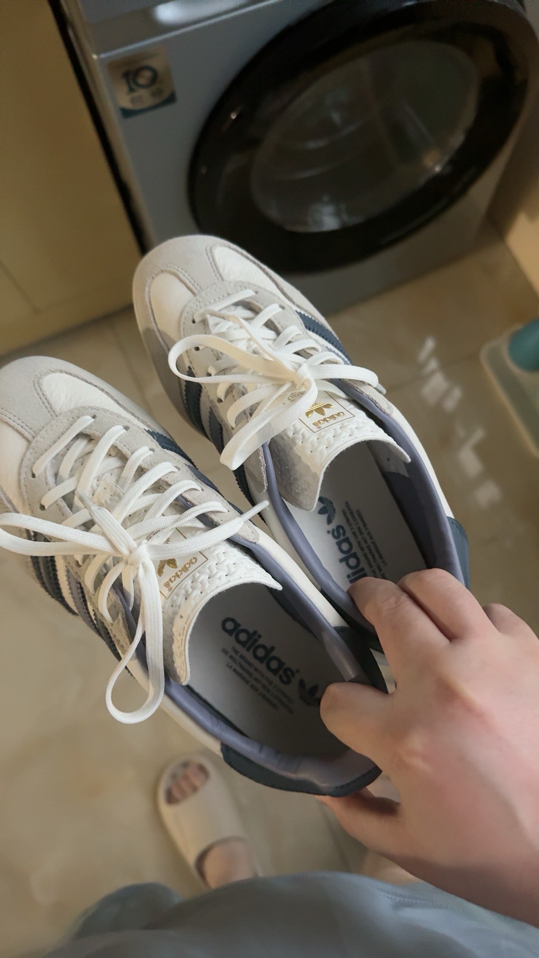 custom review-Adidas Gazelle Indoor White Preloved Ink