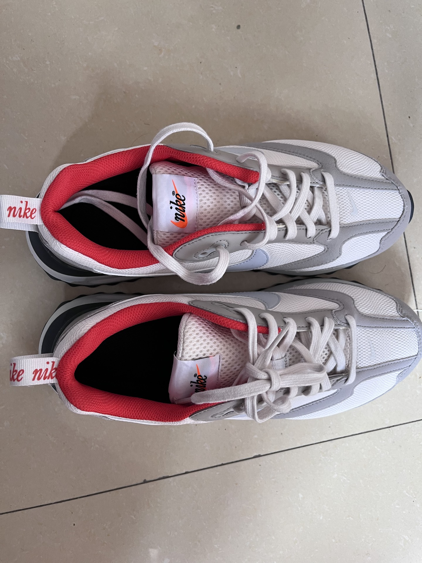 custom review-Nike Air Max Dawn Устойчивый к истиранию Низкий Топ Casual Мужской Серый Белый