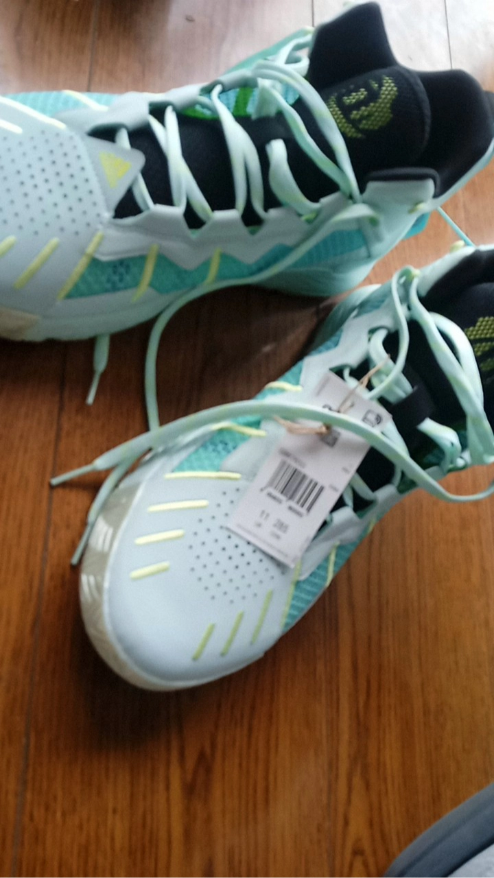 custom review-Adidas D Rose Son Of Chi Slip-resistant Abrasion-resistant MID Баскетбольные кроссовки Мужские Mint Green