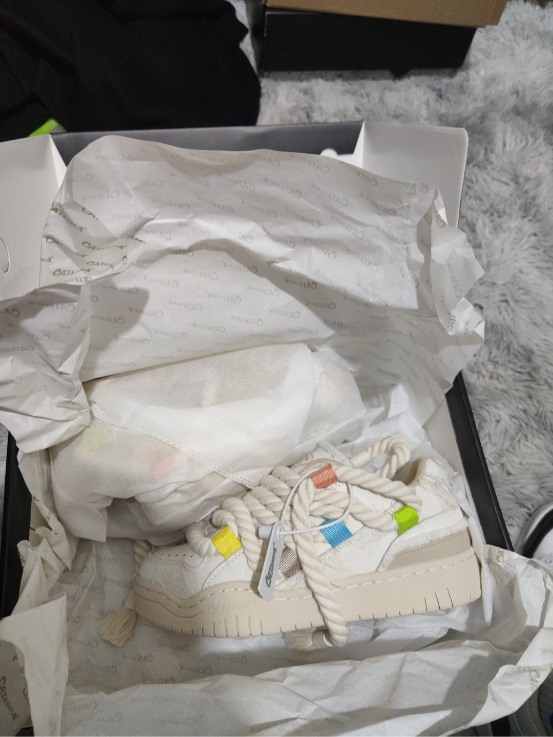 custom review-Cat Sofa Dreadlocks series Низкие кроссовки для скейтбординга унисекс бежевые