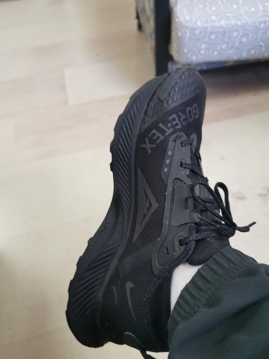 custom review-Nike Pegasus Trail 3 Амортизация Устойчивость к истиранию Дышащие Низкие Кроссовки для бега по пересеченной местности Мужские Черные