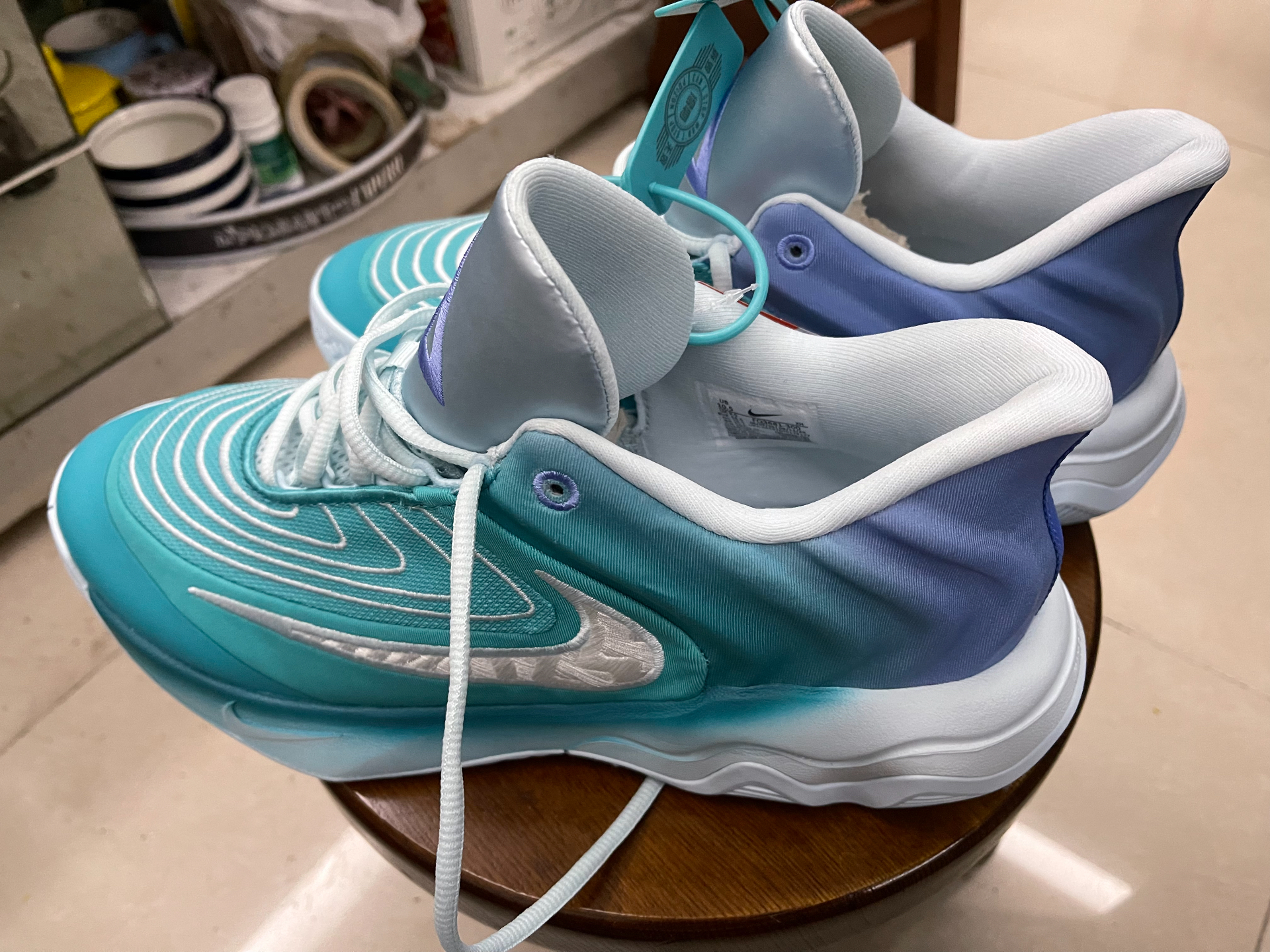 custom review-Nike Giannis Immortality Устойчивые к истиранию Поддержка Сцепление Низ Резистентный Низкий Топ Баскетбольные кроссовки Мужской Синий Зеленый