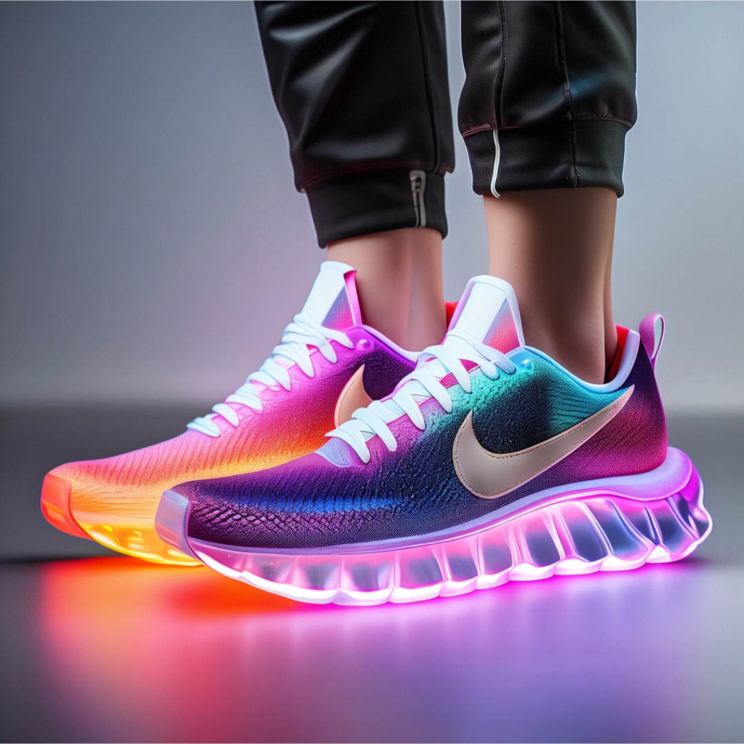 ai未来感电光智能nike运动鞋