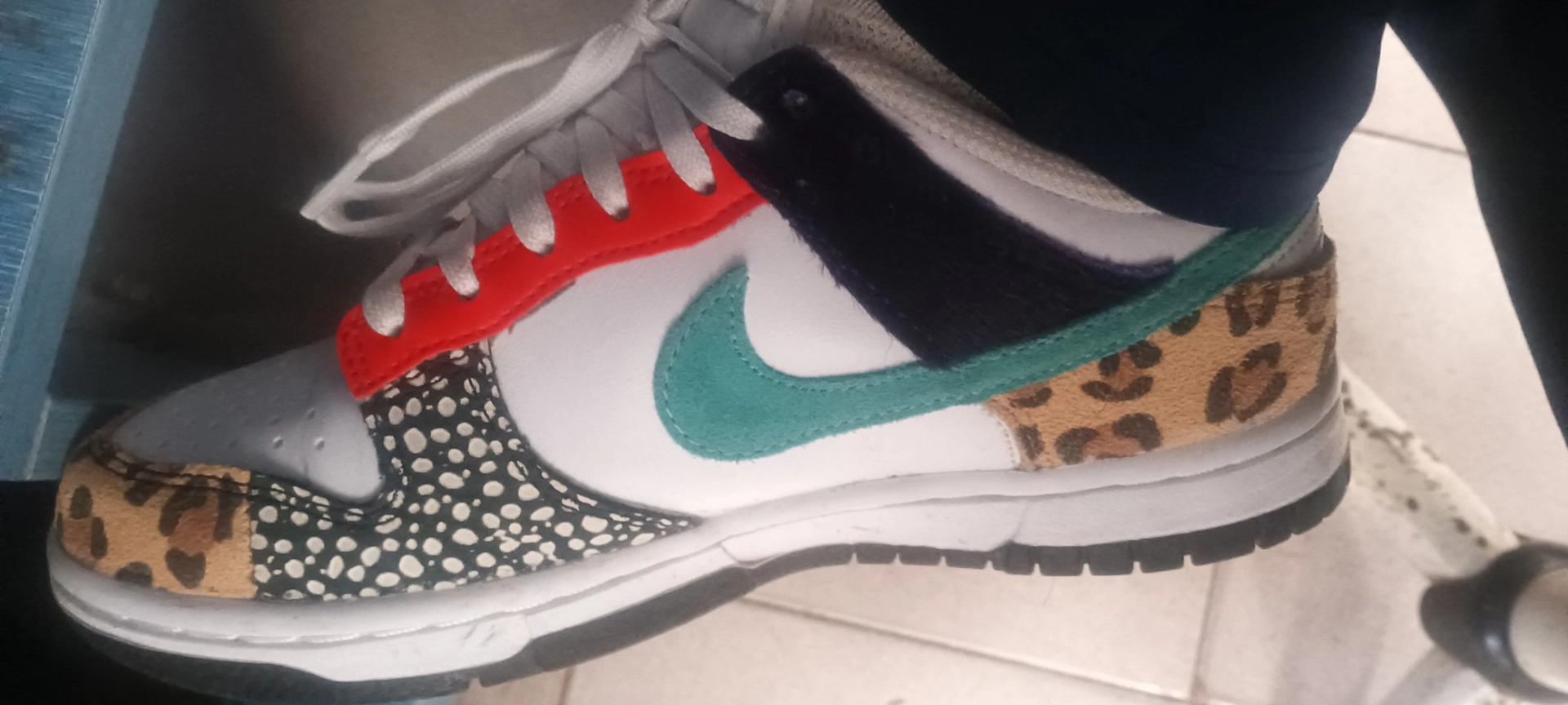 custom review-NIKE Dunk SE 'Пэчворк' Низкие Кроссовки для скейтбординга Женские Многоцветные