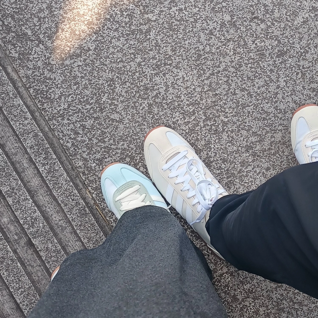 custom review-Adidas VS JOG 2,0 Амортизация Износостойкий Низкий Топ Casual Унисекс Экрю