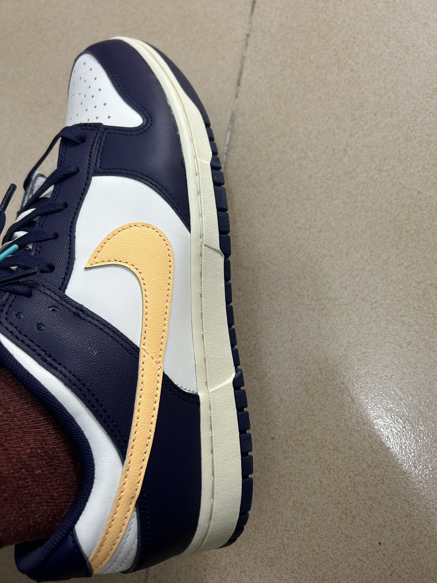 custom review-Nike Dunk Slip-on Устойчивый к истиранию Низкий Топ Скейтбординг Мужской Морской Синий