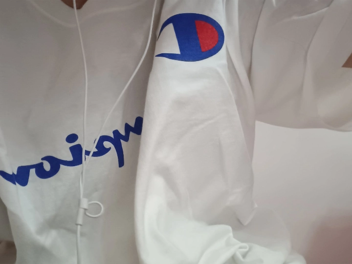 custom review-Champion T-Shirt US Version Unisex White