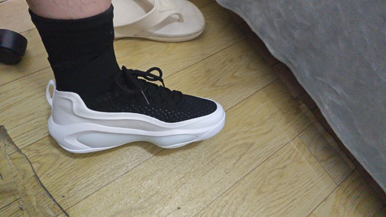 custom review-EQUALIZER Баскетбольные кроссовки Высокие Призрачный черный/Дьявол Белый Унисекс