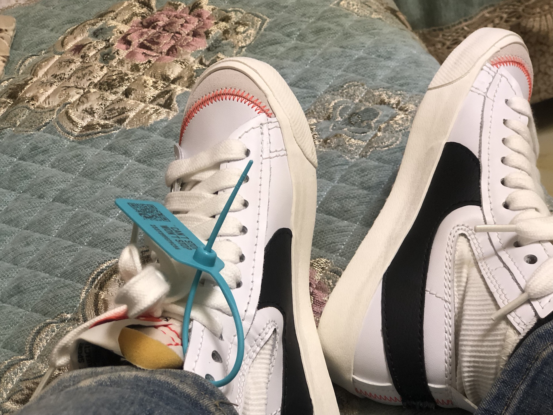 custom review-Nike Blazer 77 Jumbo MID Топ Детские Скейтбординги Белый Черный