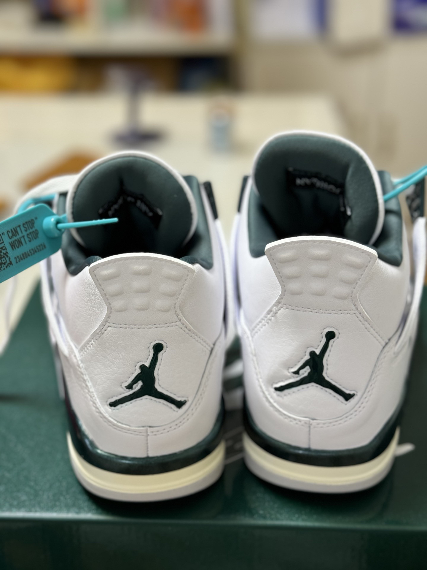 custom review-Air Jordan 4 'Oxidized Green'