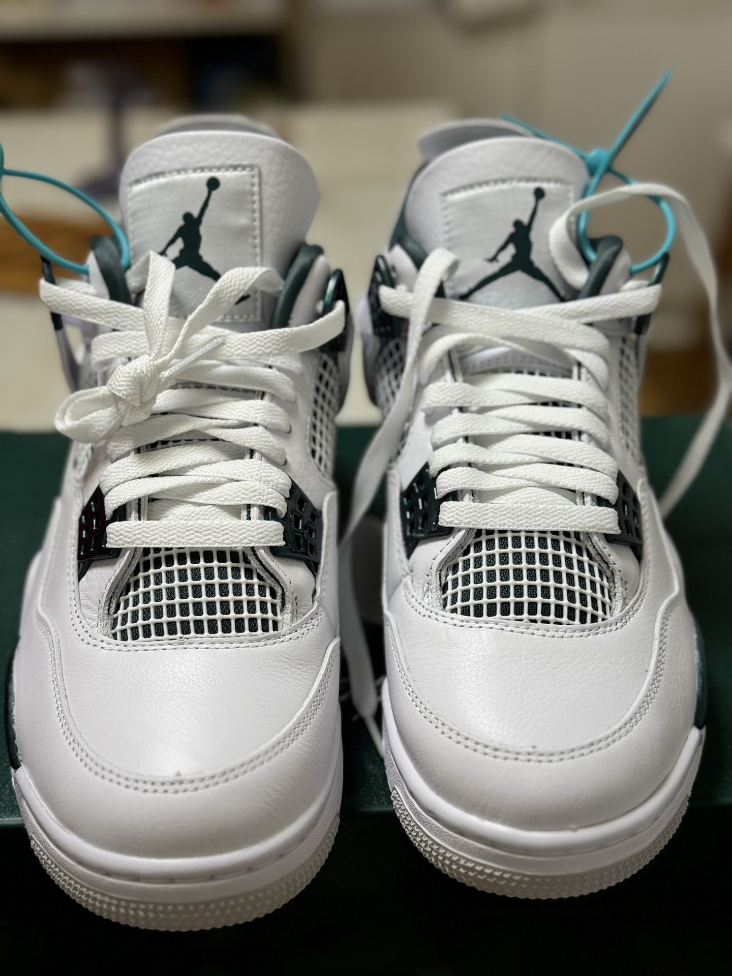 custom review-Air Jordan 4 'Oxidized Green'