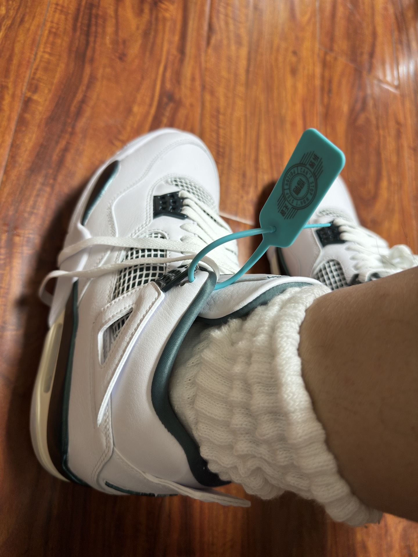custom review-Air Jordan 4 'Oxidized Green'