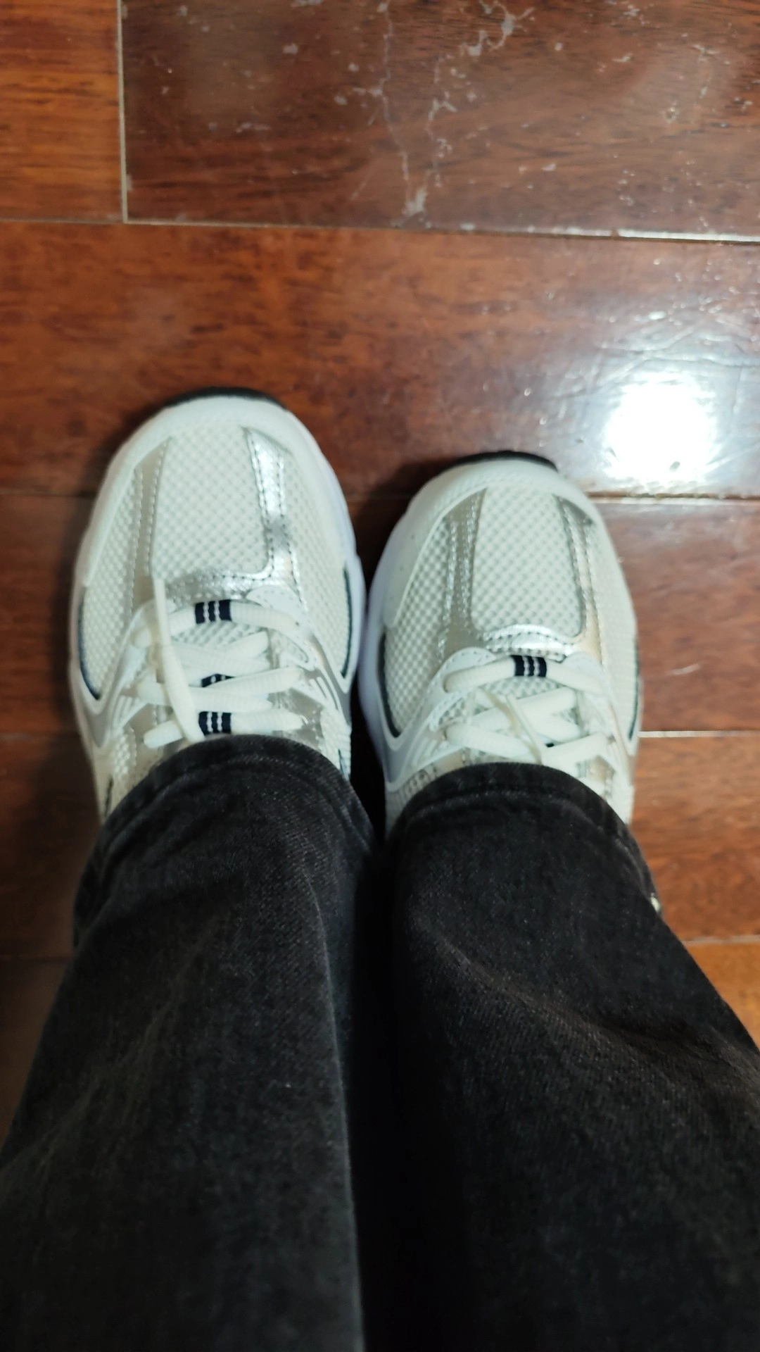 custom review-New Balance 530 'White/Natural Indigo' Sneakers