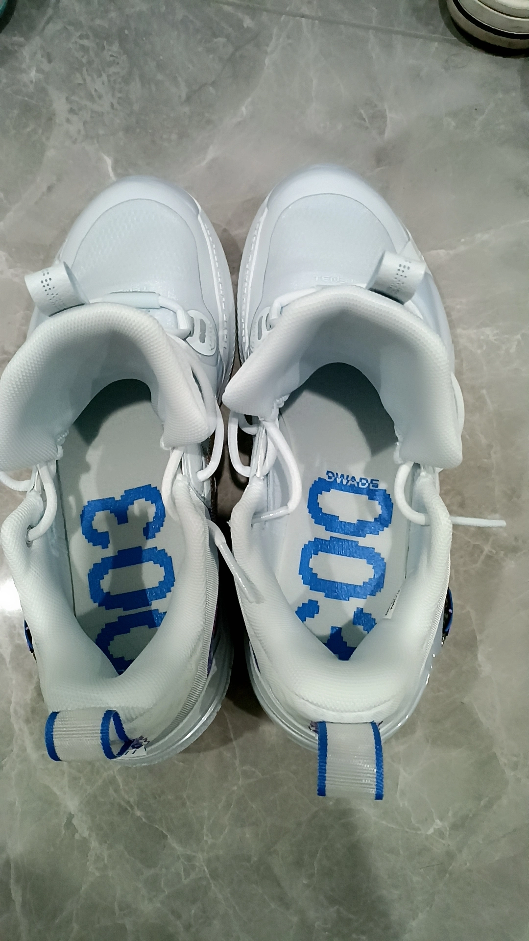 custom review-Подкладка WOW 10 Way of Wade 10 Противоскользящий Устойчивый к истиранию Низкий Топ Баскетбольные кроссовки Мужские Светло-синие