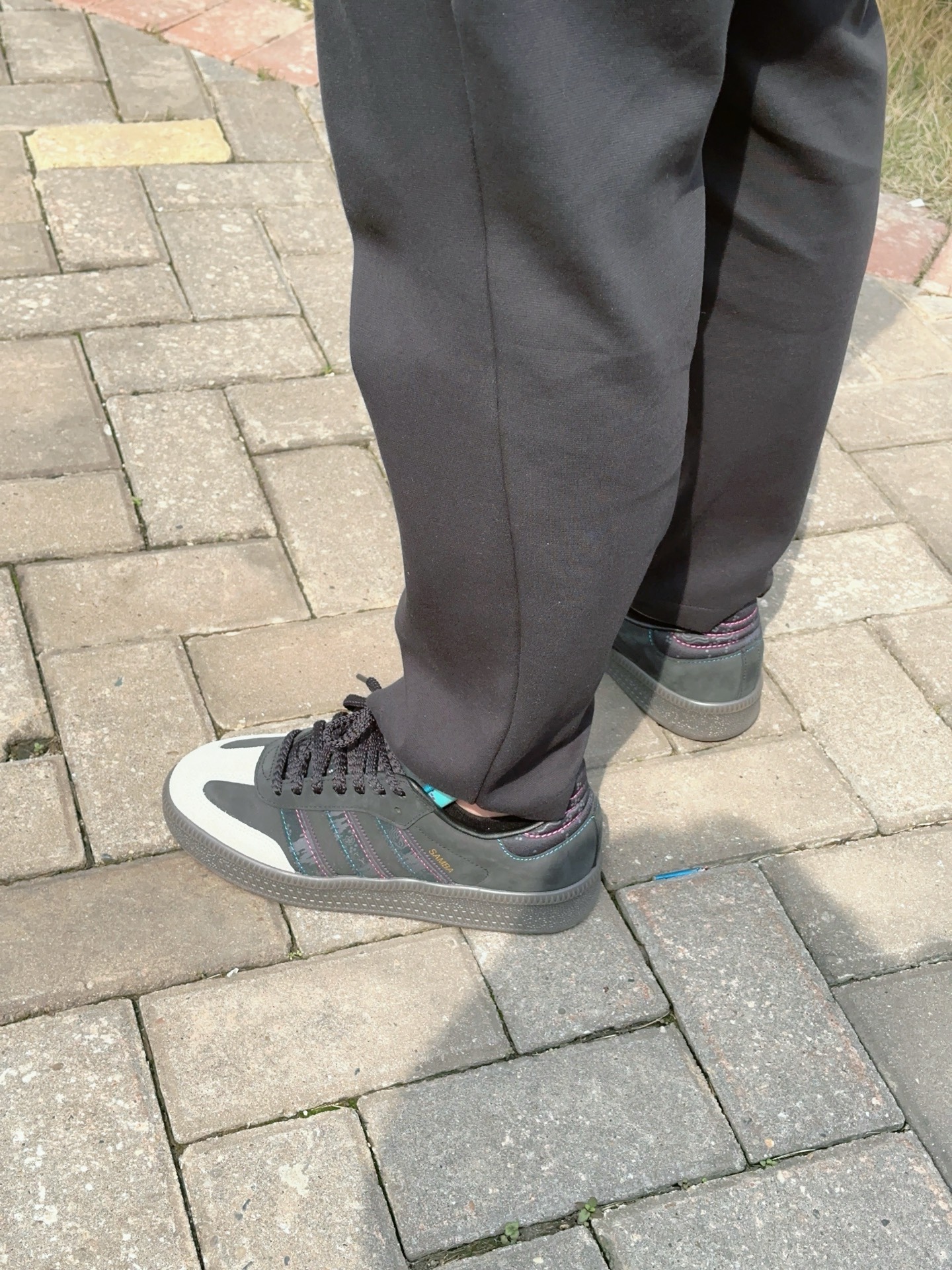 custom review-Adidas Originals Samba XLG Abrasion Resistant Низкие Кроссовки для скейтбординга Унисекс Черные