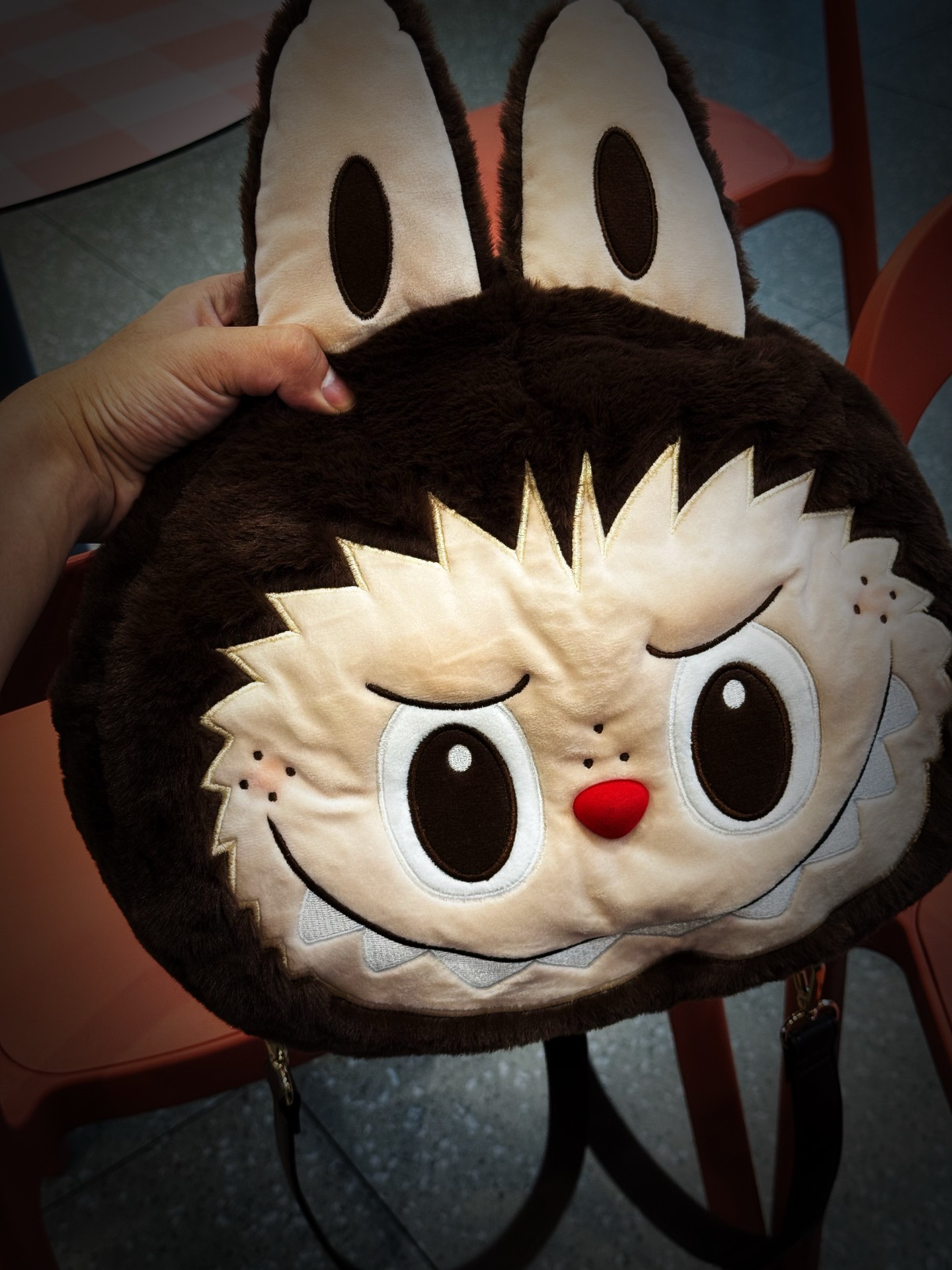 custom review-POP MART THE MONSTERS LABUBU Classic Рюкзак В Форме Большой Головы Трендовый Мерч