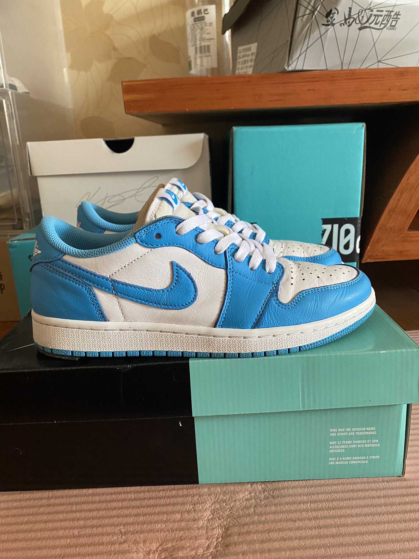 aj1✖️dunk sb联名北卡蓝