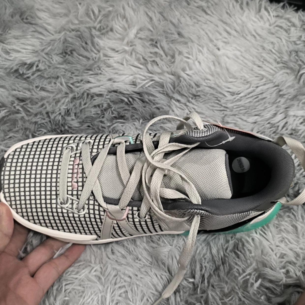 custom review-Nike Lebron 7 Low Топ Баскетбольные кроссовки Унисекс Серый Зеленый