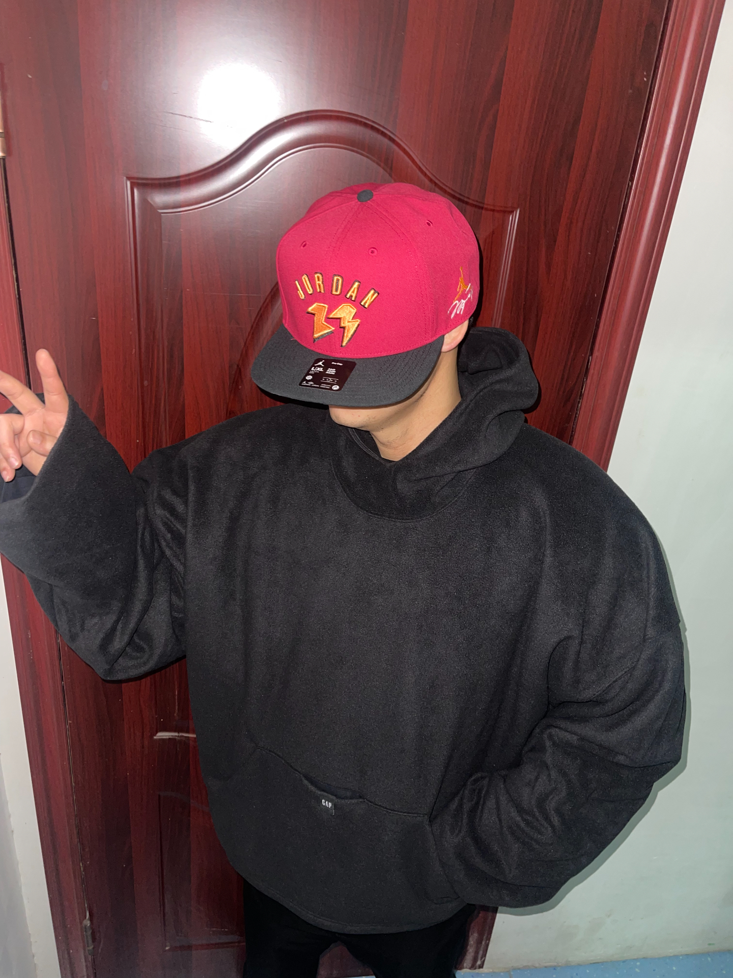 custom review-YEEZY x Balenciaga Gap X Balenciaga Collaboration FW22 Свитшот Мужской Черный