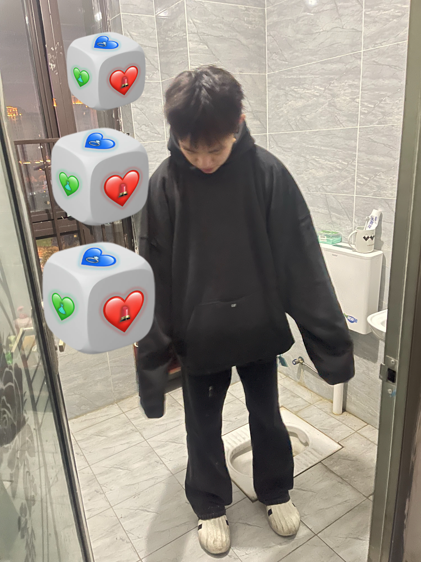 custom review-YEEZY x Balenciaga Gap X Balenciaga Collaboration FW22 Свитшот Мужской Черный