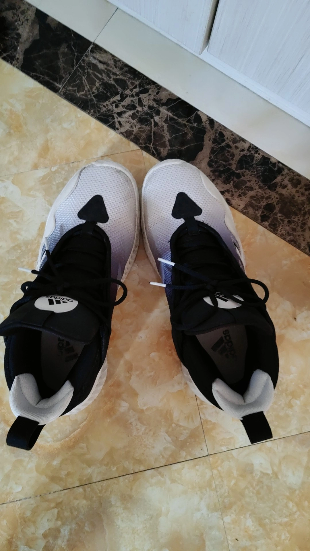 custom review-Adidas Court Vision 3 Low Топ Винтажные Баскетбольные Кроссовки Унисекс Белый Черный