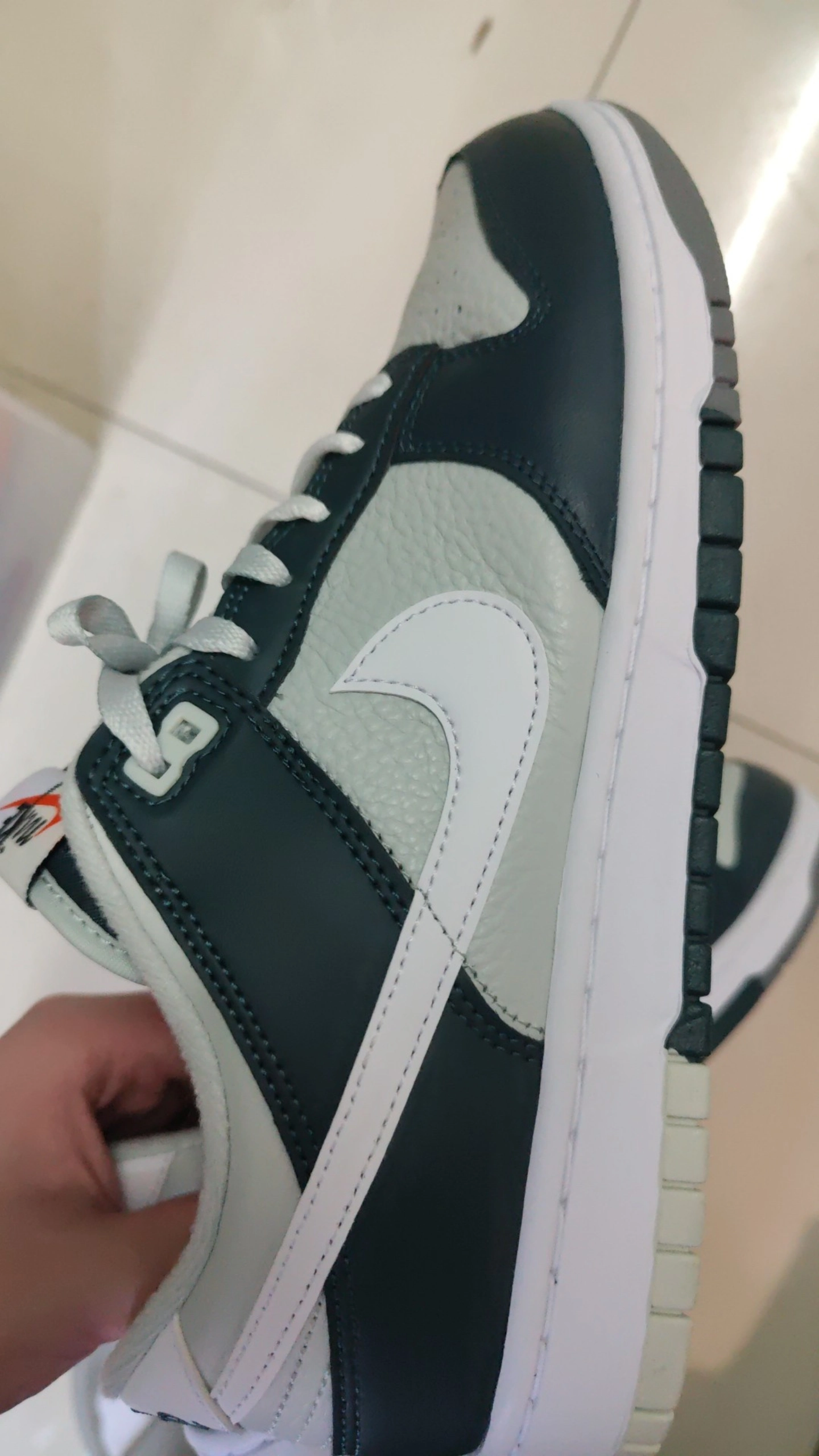 custom review-Nike Dunk 'Remix' Slip-Resistant Shock Absorbers Low Top Скейтборд Кроссовки Мужские Белые Зеленые