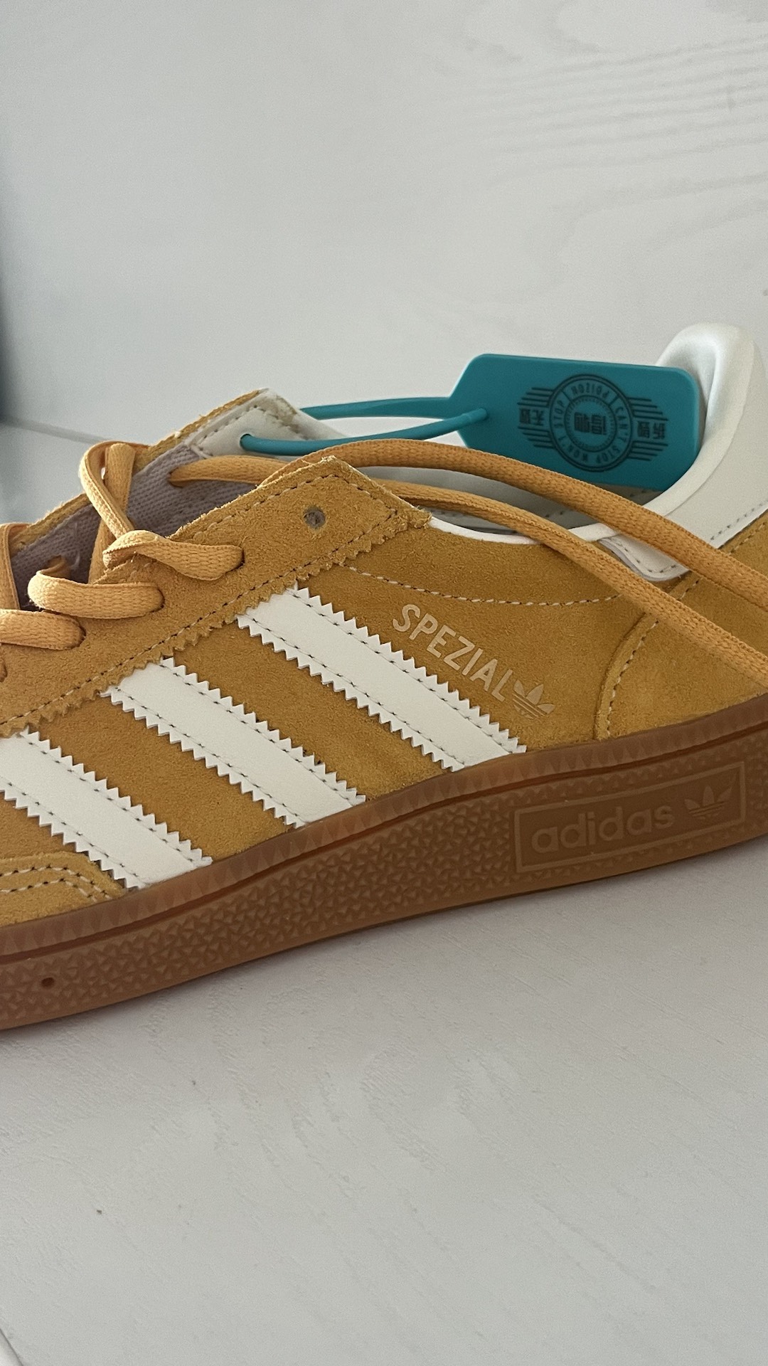 custom review-Adidas Originals HANDBALL SPEZIAL Низкие Кроссовки для скейтбординга Унисекс Желтые