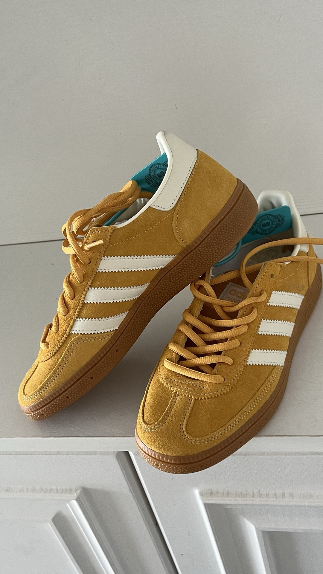 custom review-Adidas Originals HANDBALL SPEZIAL Низкие Кроссовки для скейтбординга Унисекс Желтые