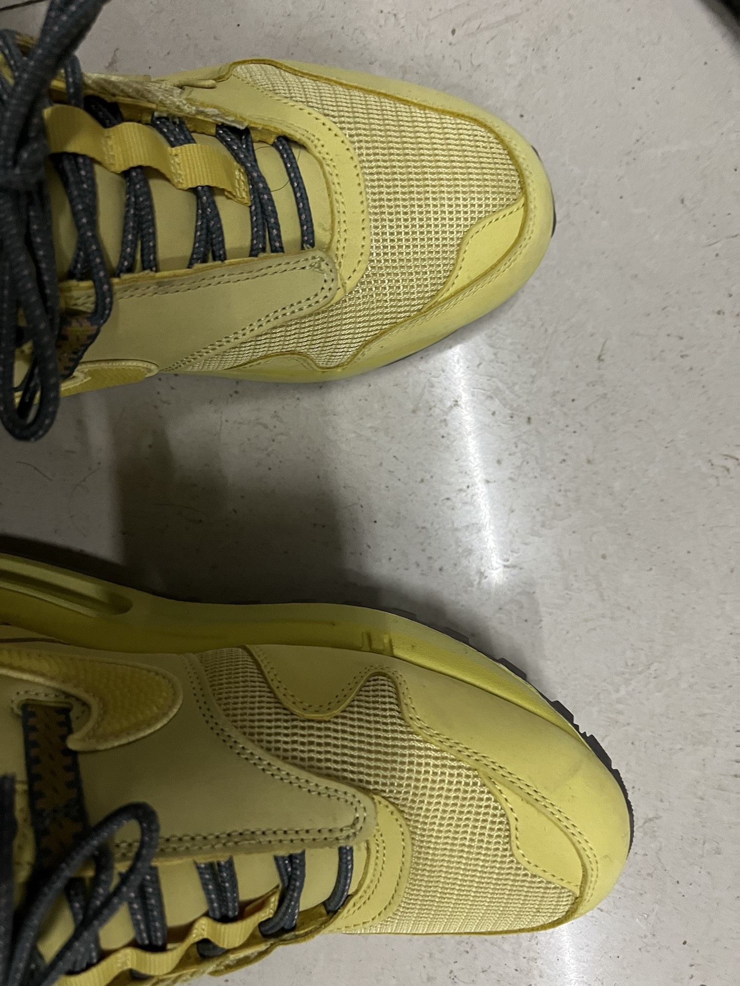 custom review-Travis Scott x Nike Air Max 1 Аbrasion Resistant Низкий Топ Повседневные Беговые кроссовки Унисекс Saturn Gold