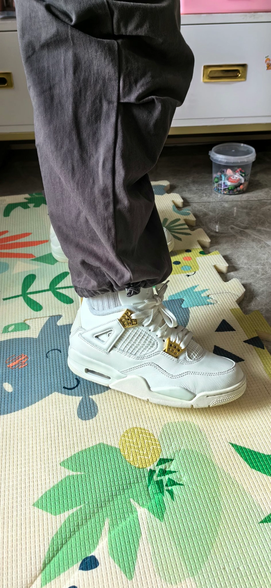 custom review-Air Jordan 4 WMNS "Metallic Gold"