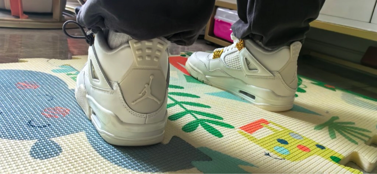 custom review-Air Jordan 4 WMNS "Metallic Gold"