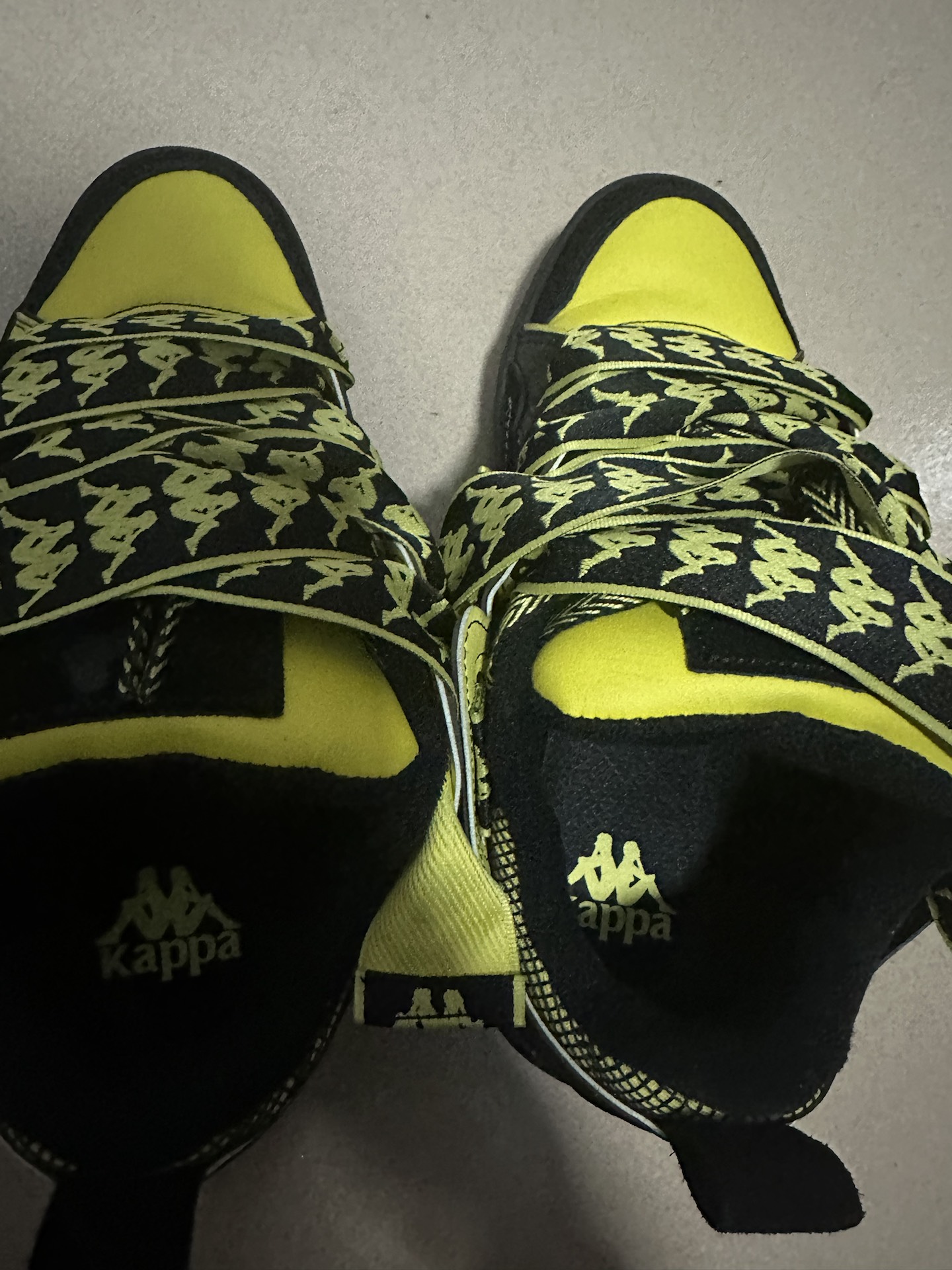 custom review-KAPPA Fatty Обувь Покрытие Устойчивое к истиранию Низкий Топ Скейтборд Кроссовки Унисекс Желтый