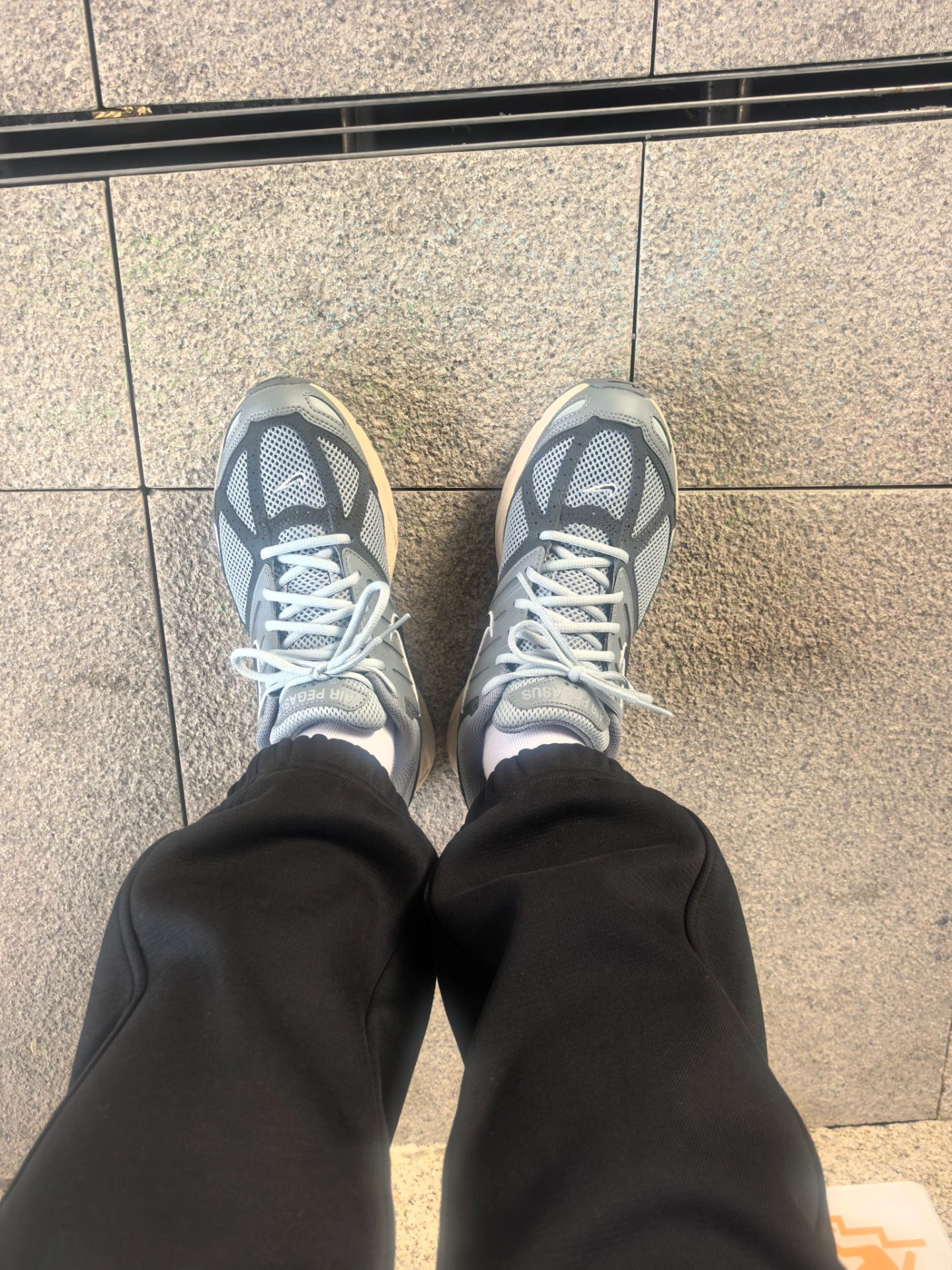 custom review-Nike Air Pegasus 2005 Устойчивый к истиранию Дышащий Низкий Топ Повседневная Беговая Обувь Унисекс Серый Черный