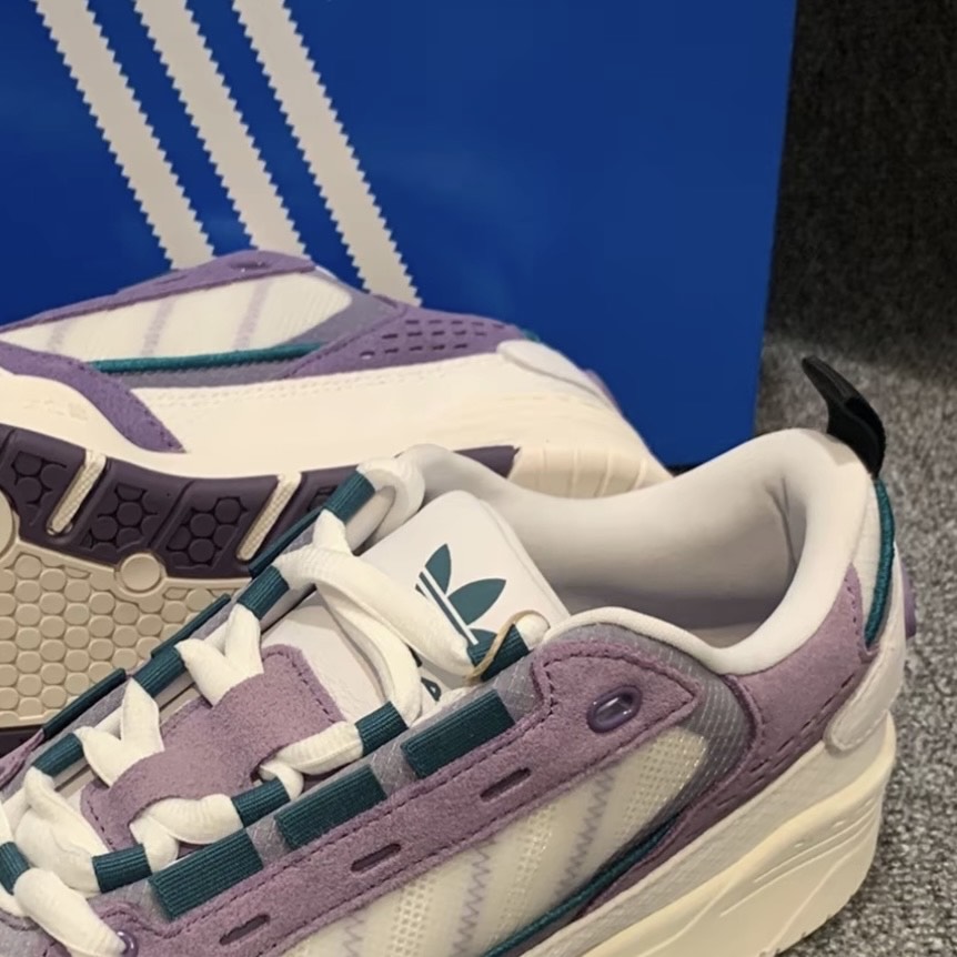 custom review-Adidas Originals Adi2000 Slip Resistant Abrasion Resistant Легкий Low Top Скейтборд Кроссовки Унисекс Фиолетовый