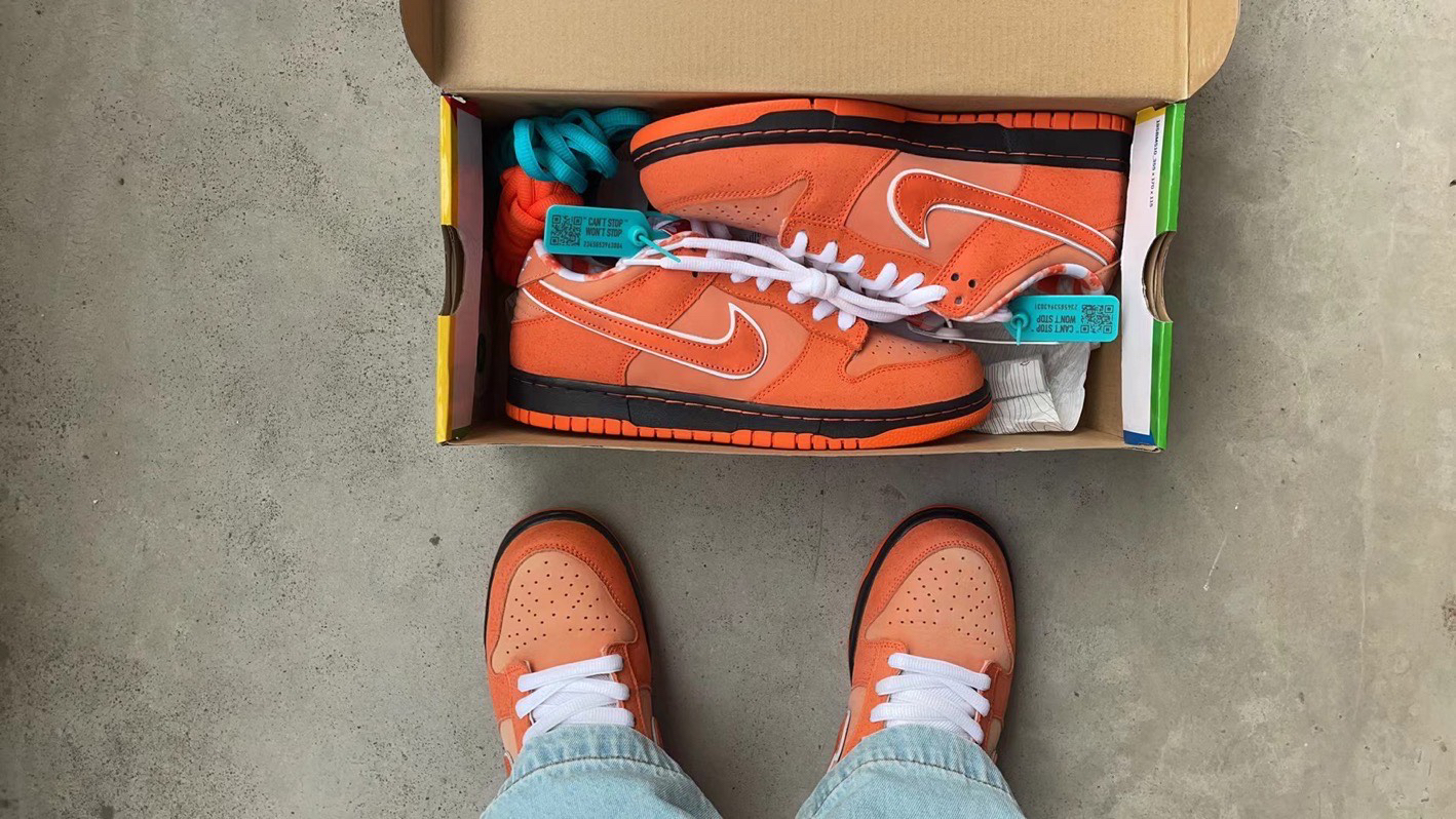 custom review-Nike SB Dunk Low Concepts Orange Lobster Men's