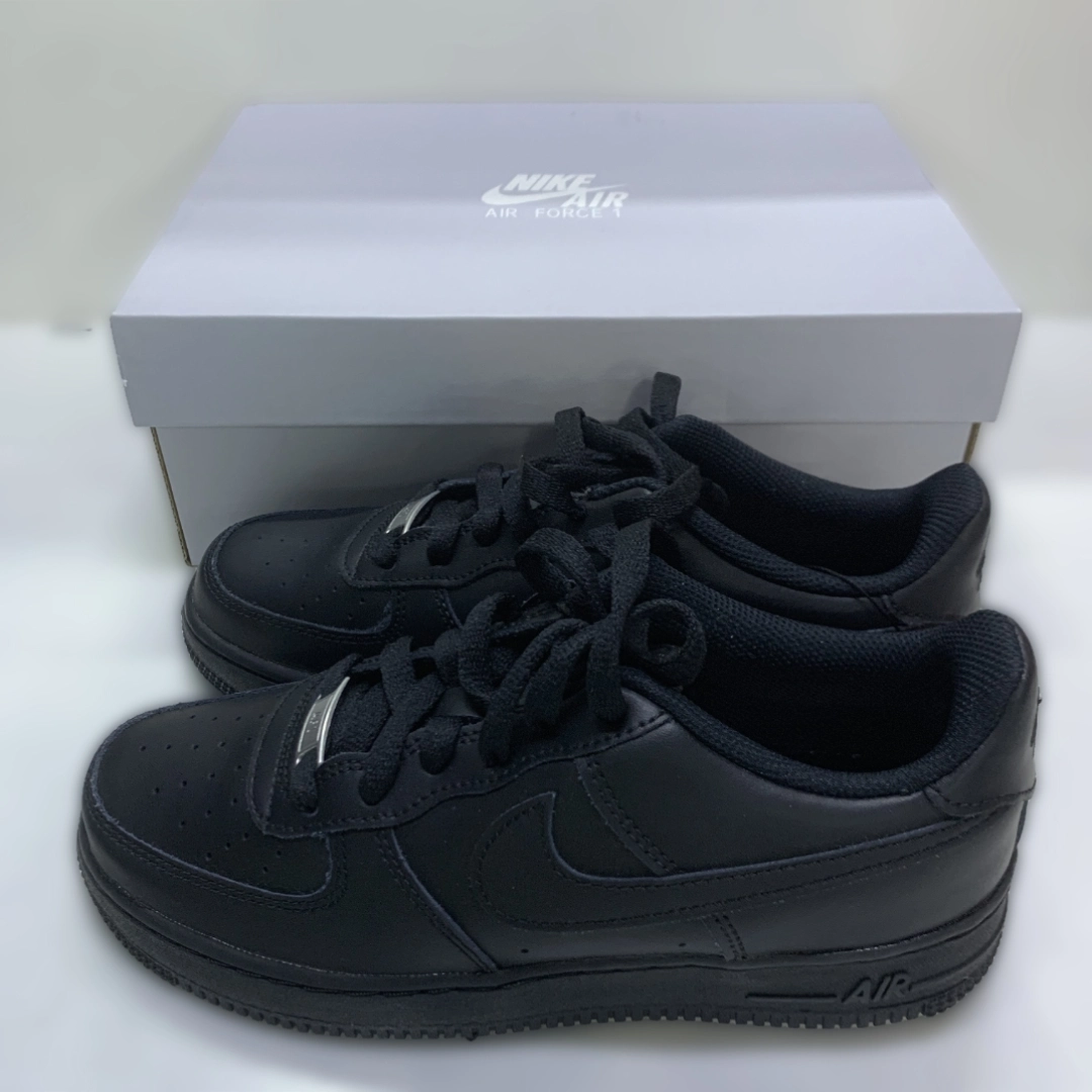 custom review-Nike Air Force 1 Low противоскользящие амортизаторы низкий топ детские скейтбординги черный
