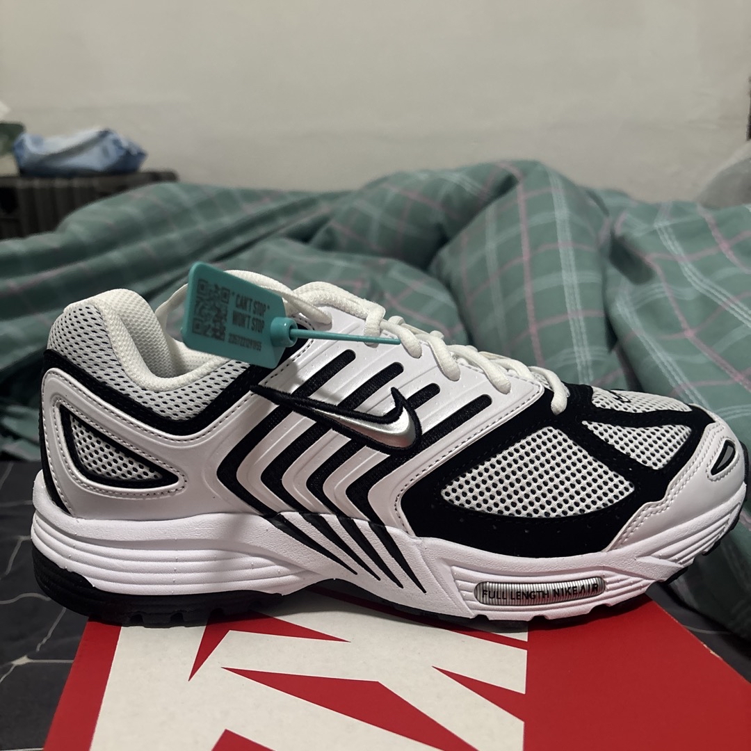 custom review-Nike Air Pegasus 2005 Нижняя юбка Устойчивая к истиранию Низкий Топ Повседневный Городской Коммутирование Беговые кроссовки Унисекс Черно-белая панда