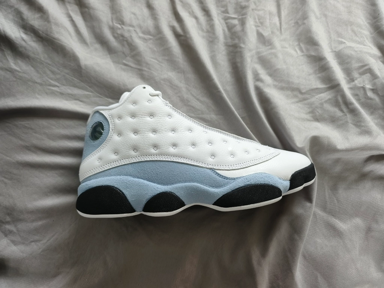custom review-Air Jordan 13 Retro 'Blue Grey'
