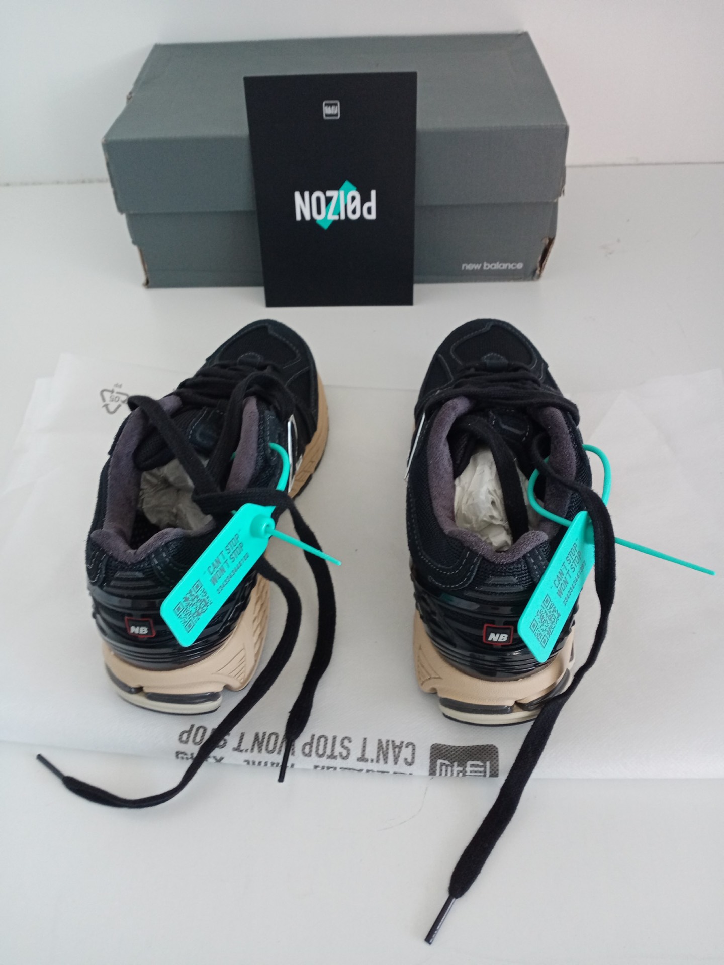 custom review-New Balance NB 1906R Устойчивый к истиранию Дышащие Низкие Беговые кроссовки Унисекс Черные