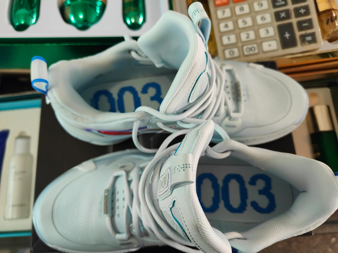 custom review-Подкладка WOW 10 Way of Wade 10 Противоскользящий Устойчивый к истиранию Низкий Топ Баскетбольные кроссовки Мужские Светло-синие