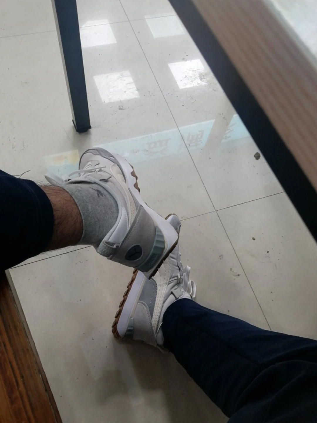 custom review-PUMA Rider Future Винтаж Устойчивый к истиранию Низкий Топ Casual Унисекс Белый Серый