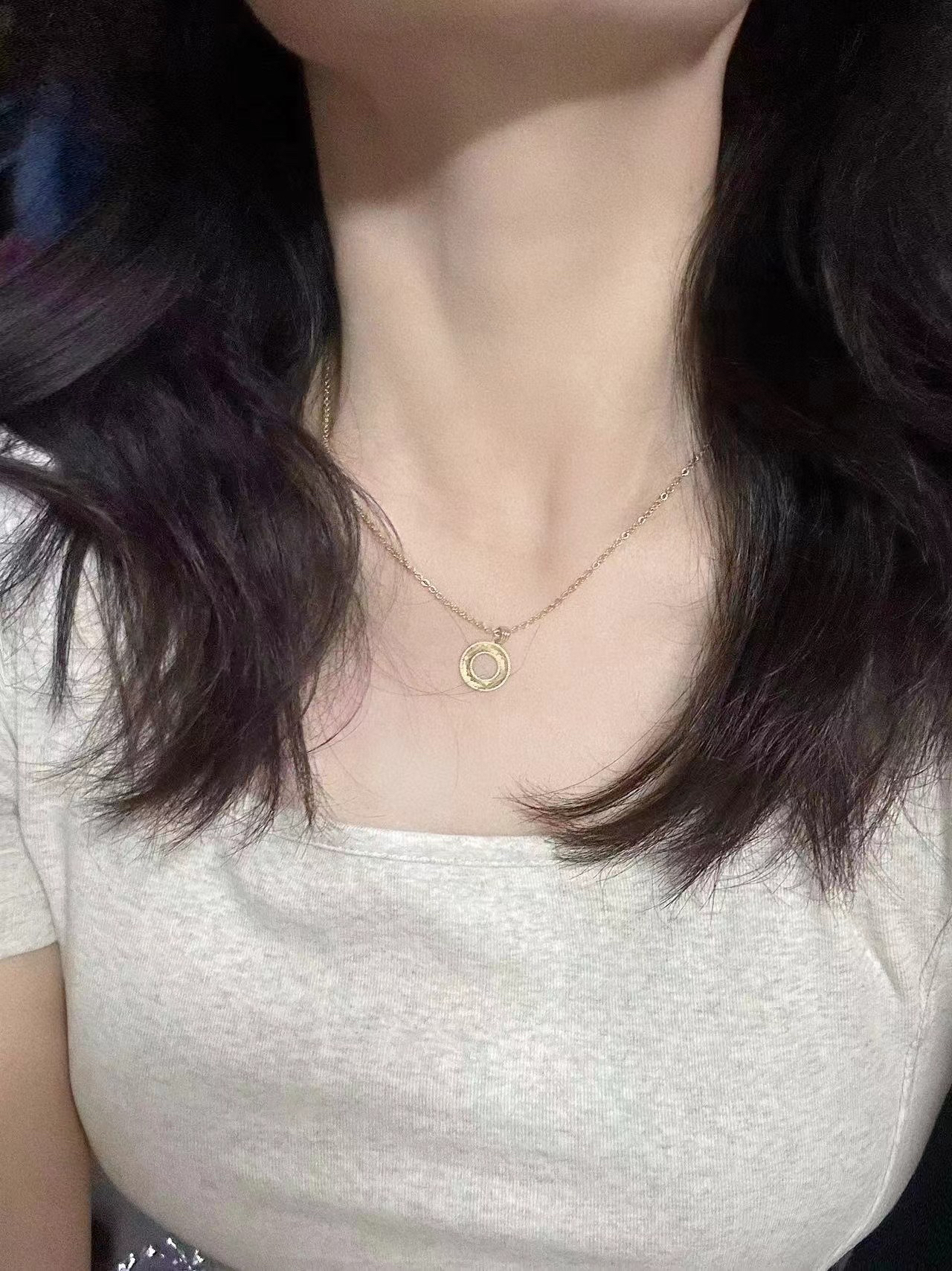 感觉自己的脖子真的少女感满满!