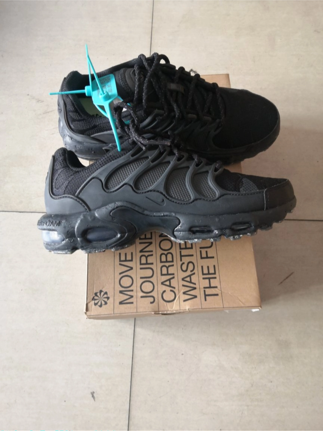 custom review-Nike Air Max Terrascape Plus Low Top Повседневные Беговые Кроссовки Мужские Черные