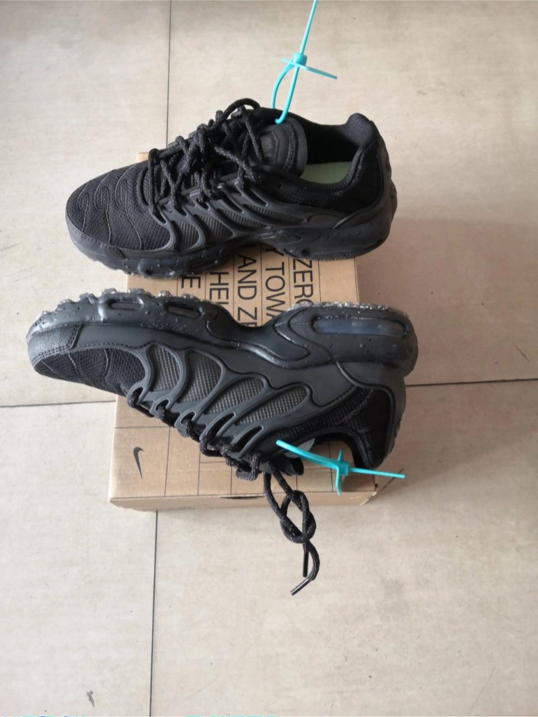 custom review-Nike Air Max Terrascape Plus Low Top Повседневные Беговые Кроссовки Мужские Черные