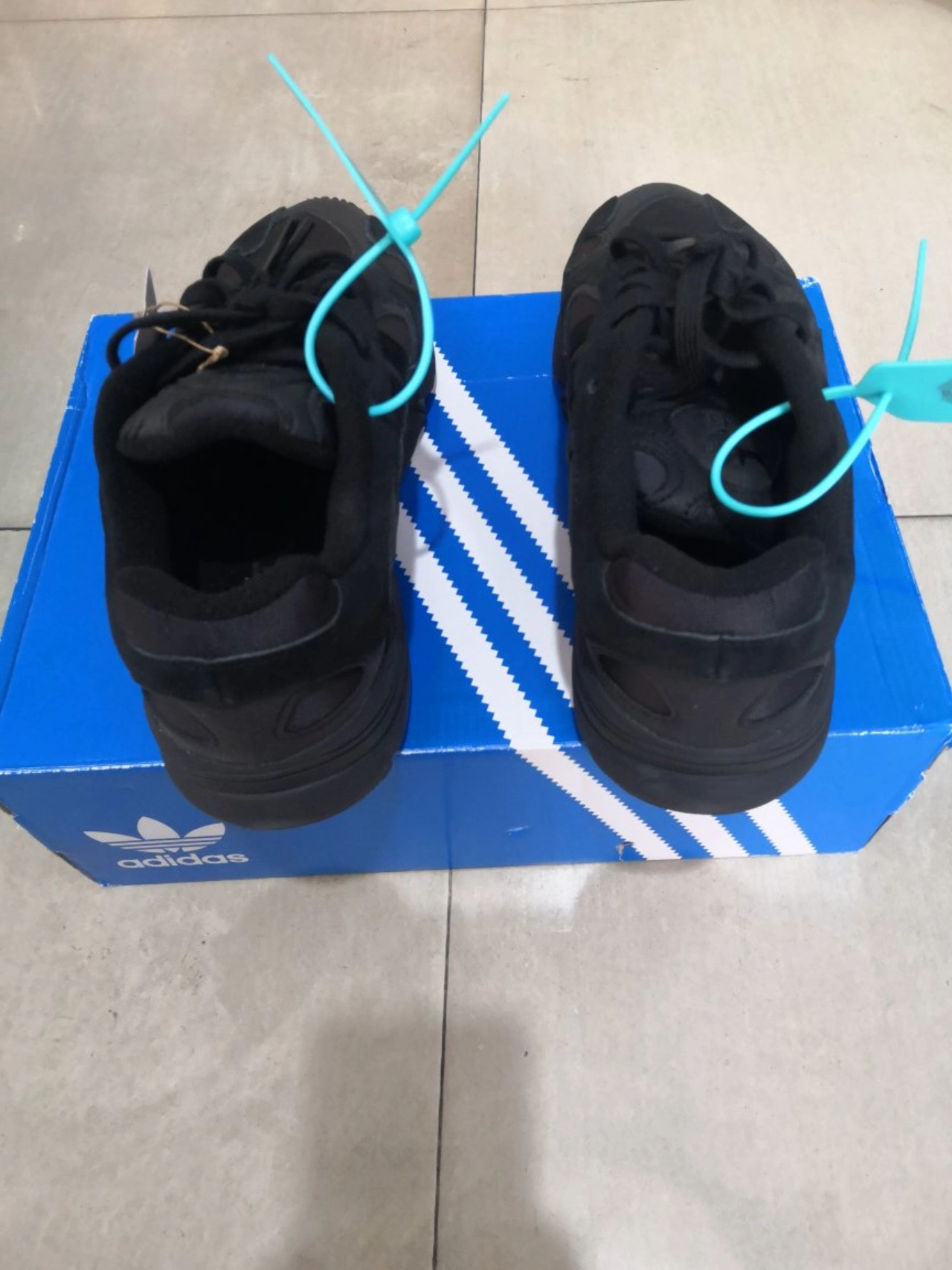 custom review-Adidas Originals YUNG 1 Slip-Resistant Abrasion-Resistant MID Топ Подошва Кроссовки Унисекс Черный