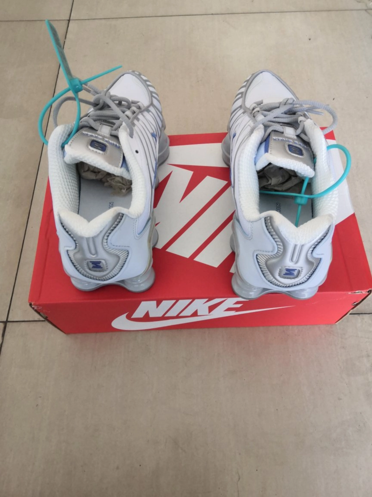 custom review-Nike Shox TL Series Аbrasion Resistant Shock Absorbers Поддержка Отскок Низкий Топ Повседневные Беговые кроссовки Женские Серебряный