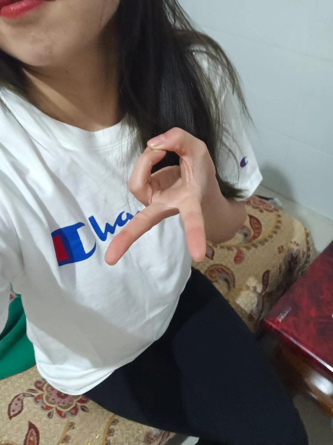custom review-Champion T-Shirt US Version Unisex White