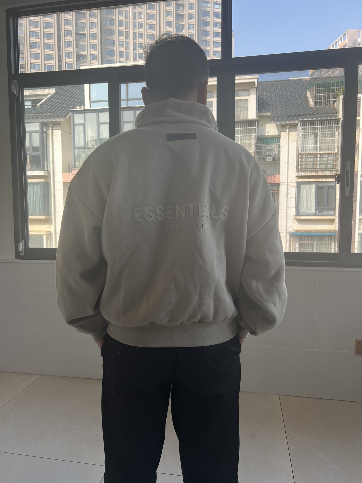 custom review-Fear Of God Essentials Куртка Женская Цвет Даффи Серый